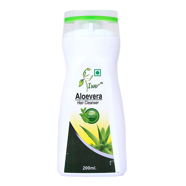 Aloe Vera Hair Cleanser Bottle Front view